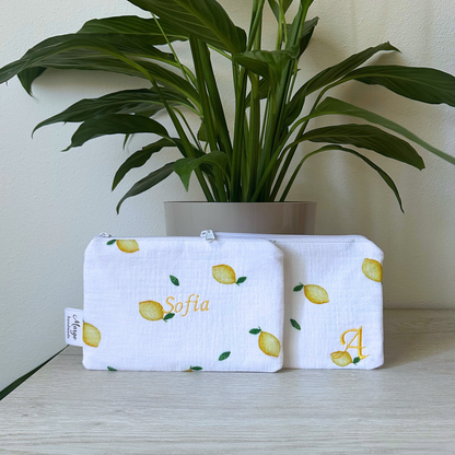Pochette Piatta fantasia Limoni personalizzata